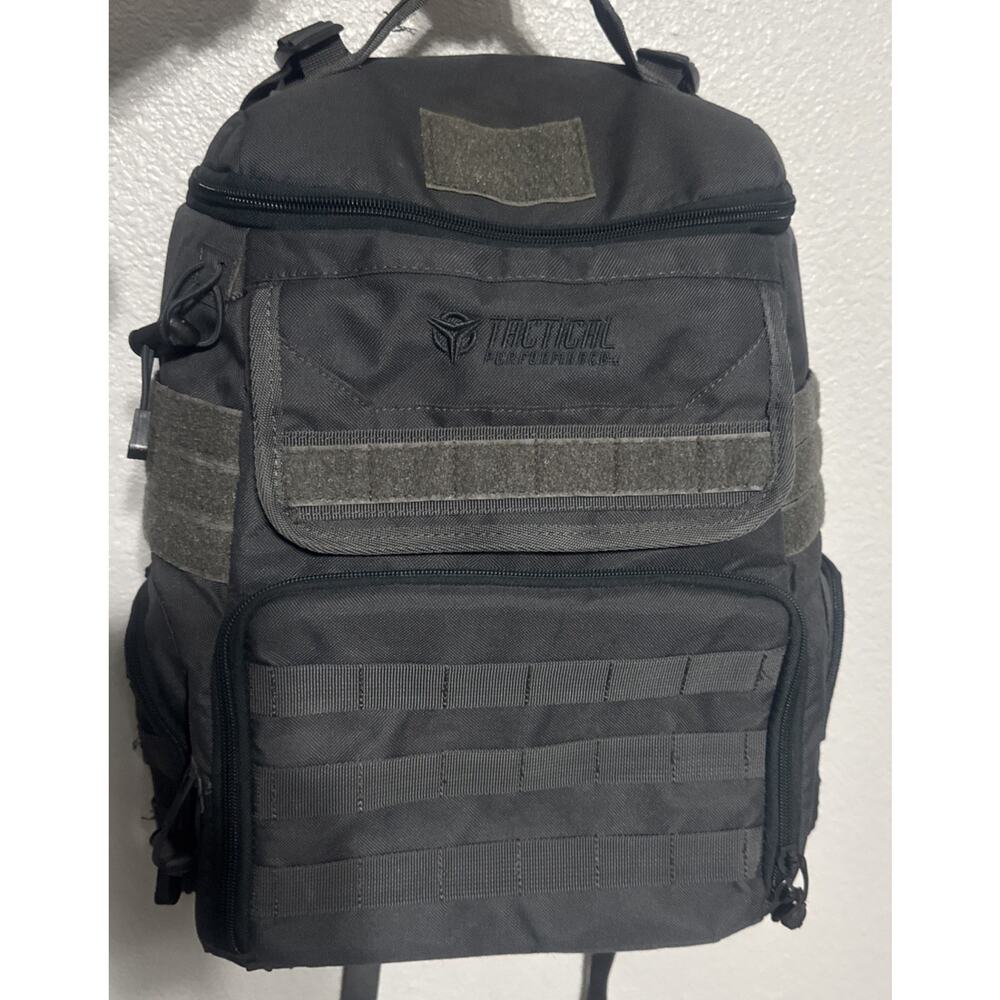 Tactical Performance Black Large Backpack Bag Hea… - image 1